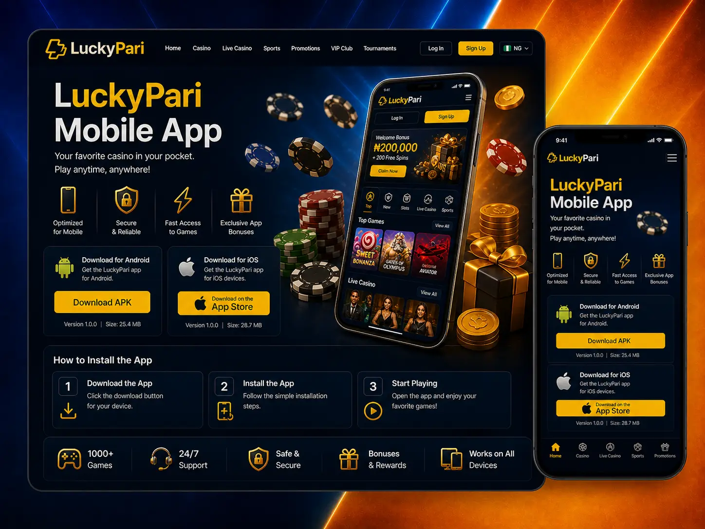 LuckyPari Mobile App Nigeria