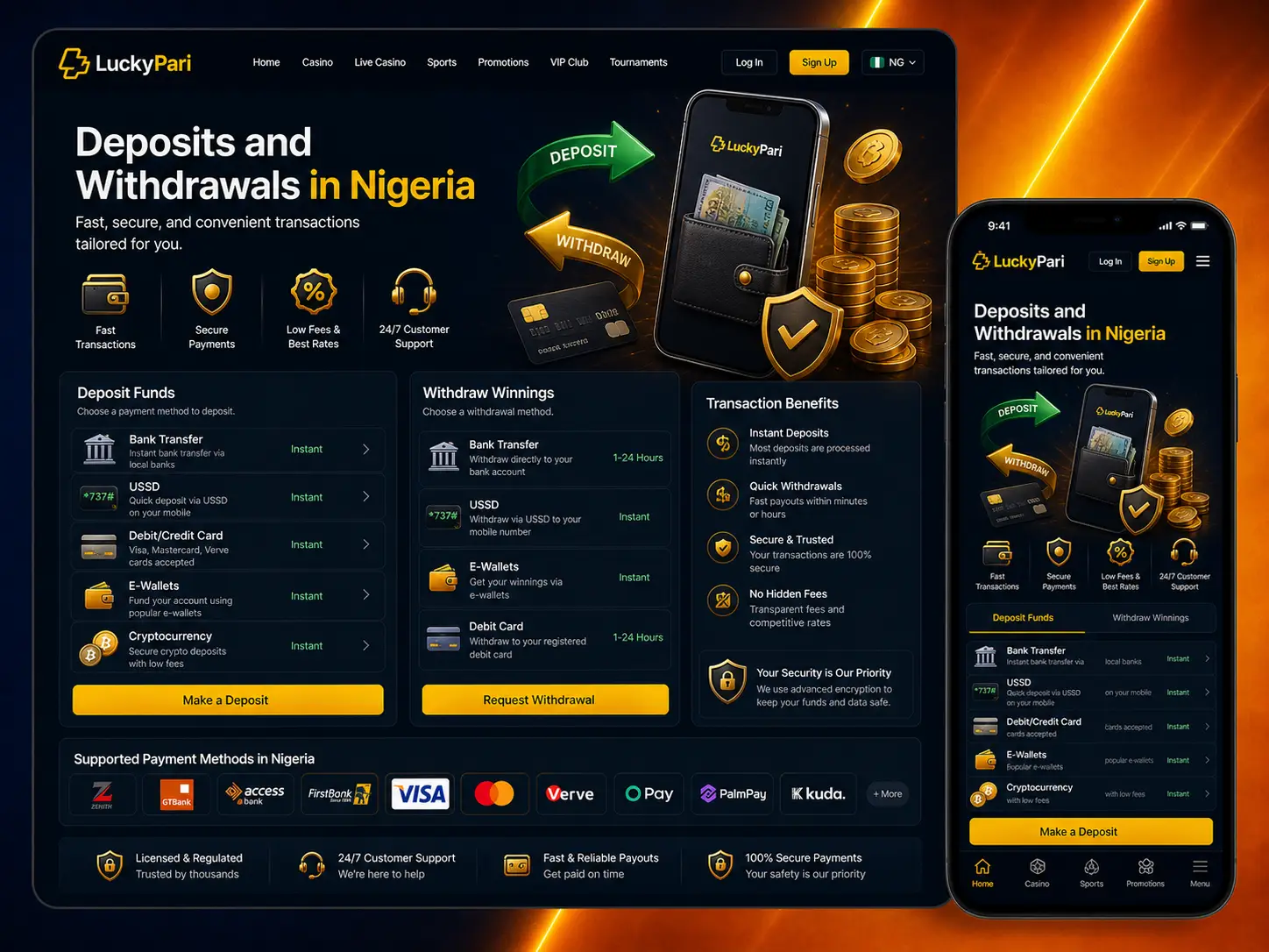 How to Deposit at LuckyPari