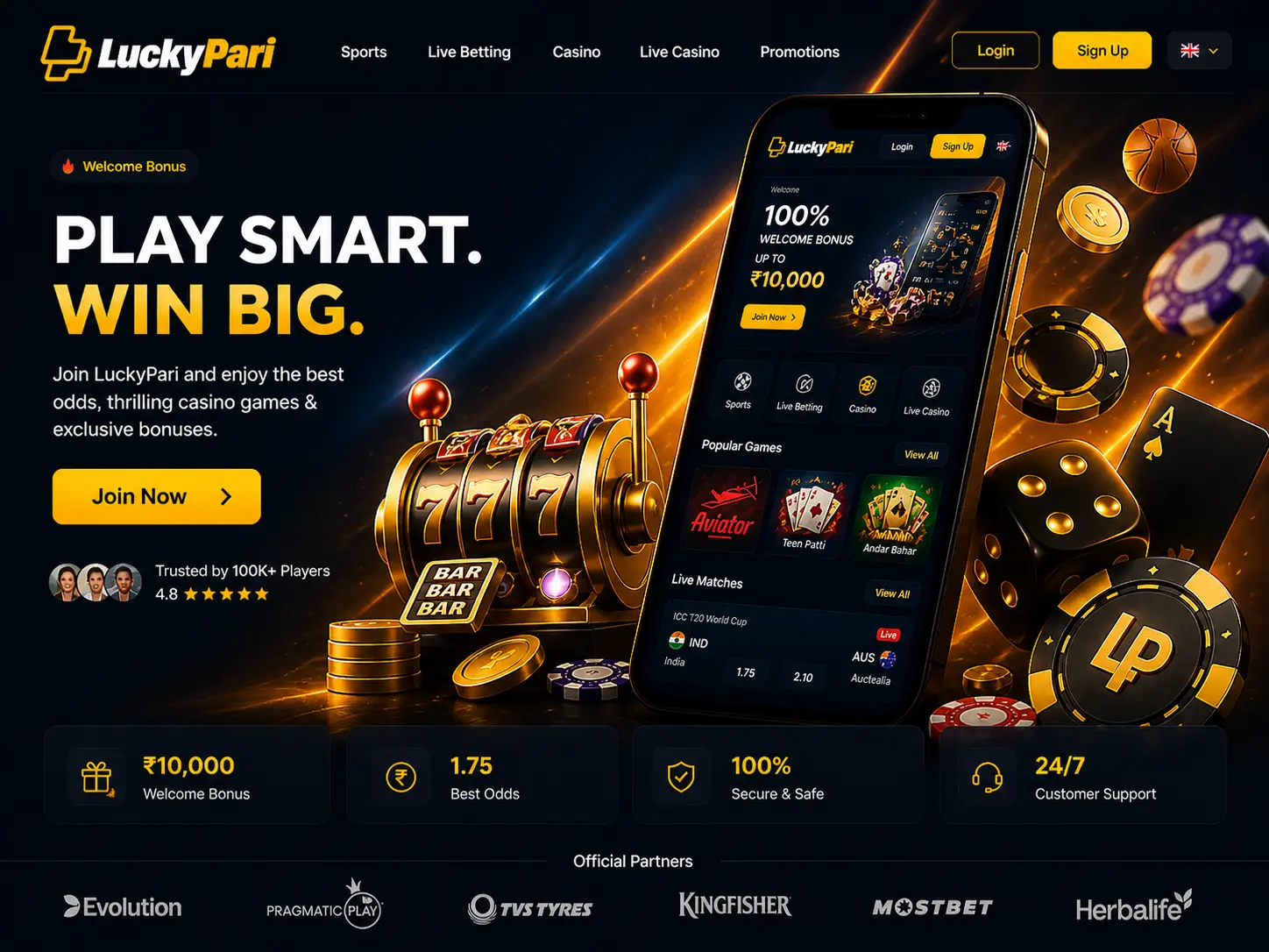 LuckyPari Nigeria: Register Today and Claim Your Welcome Bonus