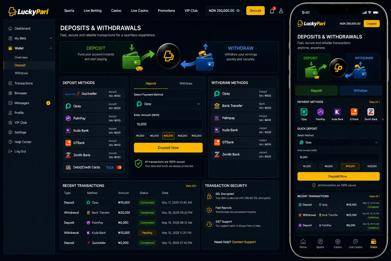 How to Withdraw Winnings